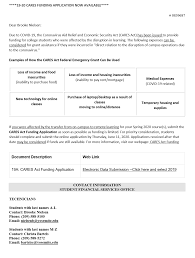 The reason is the cares act, which became law in march and made assistance for. Https Www Gocolumbia Edu Financial Aid Cc 20cares 20for 20reporting Pdf