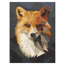 5 out of 5 stars. Cross Stitch Pattern Mosaic Wolf