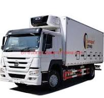HOWO 5m 6m 7m 40000 50000 60000 70000 Refrigerated Day Old Chickens Van  Truck