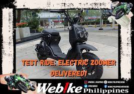 TEST RIDE: Electric Zoomer Delivered! With Pedals but Can be Driven without  using 99% of the Time, No License Required in China | Webike Philippines  News