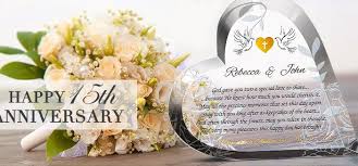 Unique 15 Year Wedding Anniversary Crystal Anniversary Gift Ideas A 15 Year Wedding Annive 15 Year Wedding Anniversary Anniversary Gifts Wedding Anniversary