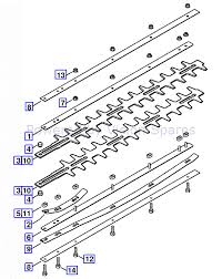 Stihl Hl 75 Long Reach Hedgetrimmer Hl75 Parts Diagram Blade 0a