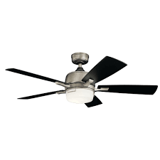 Choose from fans with traditional branch lights, timeless bowl lights and modern led lights. 52 Antique Pewter Led Indoor Ceiling Fan With Light Kit Ceiling Fans Home Garden Worldenergy Ae