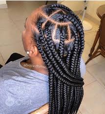 How to start box braids: Nice Neat Big Box Braid In Ojodu Health Beauty Bouqliz Beauty Salon Find More Health Beauty Services Online From Olist Ng