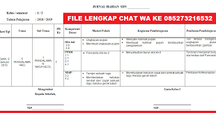 Contoh jurnal mengajar agenda guru mungkin bisa digunakan kurikulum 2013 k13 jurnal kegiatan harian guru contoh jurnal agenda guru sd mi contoh jurnal agenda guru mata pelajaran atau guru kelas. Jurnal Harian Kelas 1 2 4 5 Semester 2 K13 Sd Revisi 2019 Info Pendidikan Terbaru