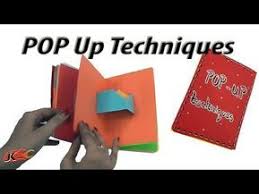 With the folded side facing you, cut two 1.5 inch slits. 23 Pop Ups Card Techniques Diy Popup Scrapbook Jk Arts 1389 Mothersdaycraft Youtube Diy Pop Up Cards Pop Up Greeting Cards Pop Up Cards