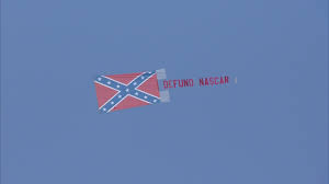 The presence of the confederate flag at nascar events runs contrary to our commitment to providing a welcoming and inclusive environment for all fans, our competitors and our industry, nascar said in. Confederate Flag With Defund Nascar Banner Flies Over Talladega Cnn Video