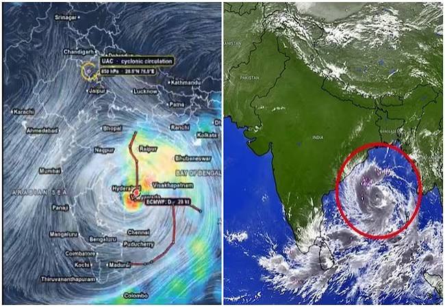 Cyclone Arnab Live : बंगाल की खाड़ी में बन रहा है चक्रवात 'अर्नब' का रौद्र रूप, पांच राज्यों, पुडुचेरी, पूर्वी यूपी और बिहार में भारी बारिश का अलर्ट ...