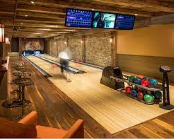Home Bowling Alley How Fun I Love This Maybe In My Next House Bowling Pinterest Why Not I Am And House