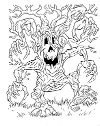 38+ coloring pages halloween very scary for printing and coloring. Halloween Coloring Pages Free Printable Scary Coloring Home