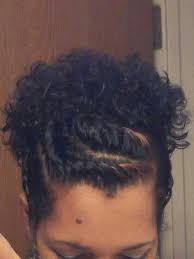 Wedding Hair Flat Twists In The Front With A Twist Out In The Back Plus A Few Clip In Extensions For E Hair Styles Short Natural Hair Styles Curly Hair Styles