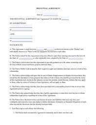 Maybe you would like to learn more about one of these? Prenuptial Agreement Template Free Prenup Form