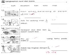 Membina pelbagai jenis ayat menggunakan satu perkataan yang diberikan. Ayat Kata Dasar Tahun 2 Cute766