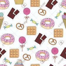 Pretzel coloring page pages template. Seamless Pattern Coloring Page With Cake Ice Cream Cupcake Candy Donuts Chocolate Waffle Pretzel Lollipop And Other Dessert Sweet Dessert Coloring Book Vector Isolated Dessert Royalty Free Cliparts Vectors And Stock Illustration Image