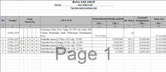 Maybe you would like to learn more about one of these? Format Laporan Buku Kas Umum Bku Dan Kwitansi Dana Desa Anakciremai