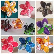 Polynesian Oceans Plumeria Blue Fabric Flower Hair Pick Etsy Fabric Flowers Hawaiian Fabric Flowers Fabric Flower Tutorial