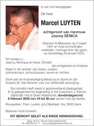 Marcel Luyten 30 01 2020 Inmemoriam