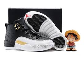 Jordan 12 Black Metallic Gold White Kids Air Jordan 12 Wings Black Metallic Gold White 2016 For Sale Bzenn Jordan Shoes For Kids Air Jordans Kids Jordans