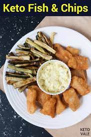 Easy Keto Fish And Chips With Crispy Fried Batter Low Carb Recipe Ketovale Recipe Fish Recipes Fish And Chips Low Carb Recipes