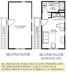 This garage apartment plan has a modern rustic feel with a unique blend of textures including stone, siding, and wood. 1 Car 2 Story Garage Apartment Plan 588 1 12 3 X 24 Stair
