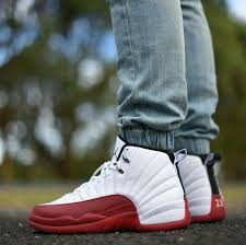 Air Jordan 12 Cherry Air Jordans Street Shoes Sneaker Head