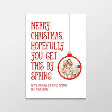 Custom Belated Holiday Card Funny Holiday Photo Cards Photo Etsy In 2021 Funny Holiday Cards Funny Holiday Photo Cards Funny Holiday Photos