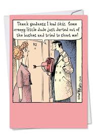 Valentine's day cards are usually romantic or silly. Creepy Little Dude Hilarious Valentine S Day Paper Card