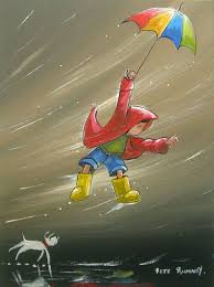 Pin By Serap Hatipoglu On World Of Wind Whimsical Art Rain Art Art Craft Paint