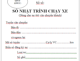 Mẫu giấy thông hành xe ô tô. Máº«u Sá»• Nháº­t Trinh Xe O To Muaototragop Com