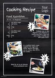 Food Recipe Cooking Course Class Blog Healthy Food Magazine Food Magazines Cover Recipe Template