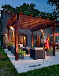 Sometimes a concrete patio can look very cold and gray. 75 Beautiful Concrete Patio Pictures Ideas July 2021 Houzz