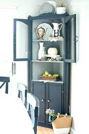 Country reclaimed solid wood farmhouse glass. Dining Room Corner Cabinets Bac Ojj