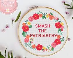 Free feminist cross stitch patterns. Subversive Cross Stitch Pattern Pdf Smash The Patriarchy Cross Stitch Chart Feminist Cross Stitch Design Modern Quotes Xstitch Pattern Subversive Cross Stitch Patterns Funny Cross Stitch Patterns Cross Stitch Patterns