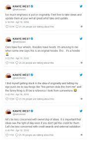 Discover more posts about kanye west tweets. Five Ip Lessons From Kanye West Lexology