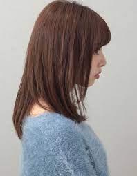 小顔内巻きセミディ tm 31 ヘアカタログ 髪型 ヘアスタイル afloat アフロート 表参道 銀座 名古屋の美容室 美容院 セミディ ヘアスタイリング ヘアスタイル