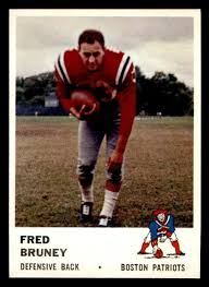 1961 Fleer Football #183 Fred Bruney NM/MT *d2