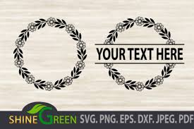Download Floral Wreath Monogram Flower Wedding Graphic By Shinegreenart Creative Fabrica