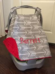 Personalized Carseat Canopy Monogram Carseat Cover Baby Boy Canopy Baby Shower Gift Infant Carrier Gray Canopy Car Seat M Baby Themes Boys Canopy Car Seats