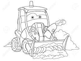 1024 x 600 jpeg 107 кб. Coloring Page Coloring Picture Of Cartoon Snow Plow Truck Childish Royalty Free Cliparts Vectors And Stock Illustration Image 135658388