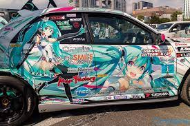 Hatsune Miku Racing Miku Itasha Asa Miku Hatsune Japan Cars