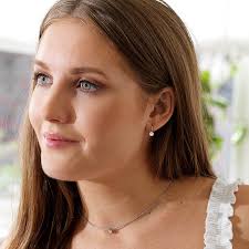 5mm Pendant Bezel Crystal Hook Earrings (Nickel-Free)