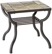 Ashley Furniture Signature Design Antigo Living Room End Table Slated Top With Metal Botto Ashley Furniture Living Room Slate Coffee Table Ashley Furniture