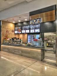 Mori Sushi Burleigh Town Centre Retail Designer Cafe Designer Shop Designer Shop Fit Cafe Interior Design Restaurant Kitchen Design Small Restaurant Design
