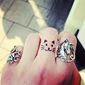 Parmak Kedi Dovmesi Finger Cat Tattoo Dovme Tattoo Kucuk Dovmeler
