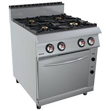 The burners on electric coil ranges heat up quickly and have drip pans underneath to catch any spill or drips. 4 Burners Commercial Gas Stove Electric Oven Gn2 1 980