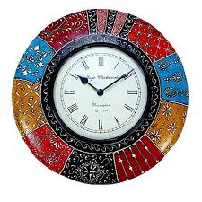Maybe you would like to learn more about one of these? The Hue Cottage Vintflea Wooden Wall Clock Indian Handcrafted Multicolor Antique Style Wall Decor Interior Gift Items Buy Online In Bahamas At Bahamas Desertcart Com Productid 84622098