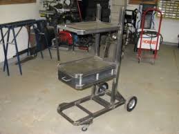 homemade welding cart and toolbox