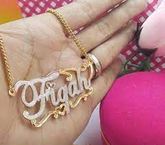 See more ideas about kraf, corak manik, corak. Rantai Emas 916 Ukir Nama Women S Fashion Jewellery On Carousell