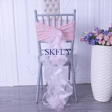 Us 3 89 Sh105a New Popular Many Colors From Color Chart 2019 Cheap Wedding Light Pink Sequin Chair Band With Curly Willow Sash In Sashes From Home