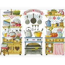 Check spelling or type a new query. Kitchen Kit Patterns Counted Cross Stitch 11ct 14ct Diy Chinese Cross Stitch Kits Embroidery Needlework Sets Package Aliexpress